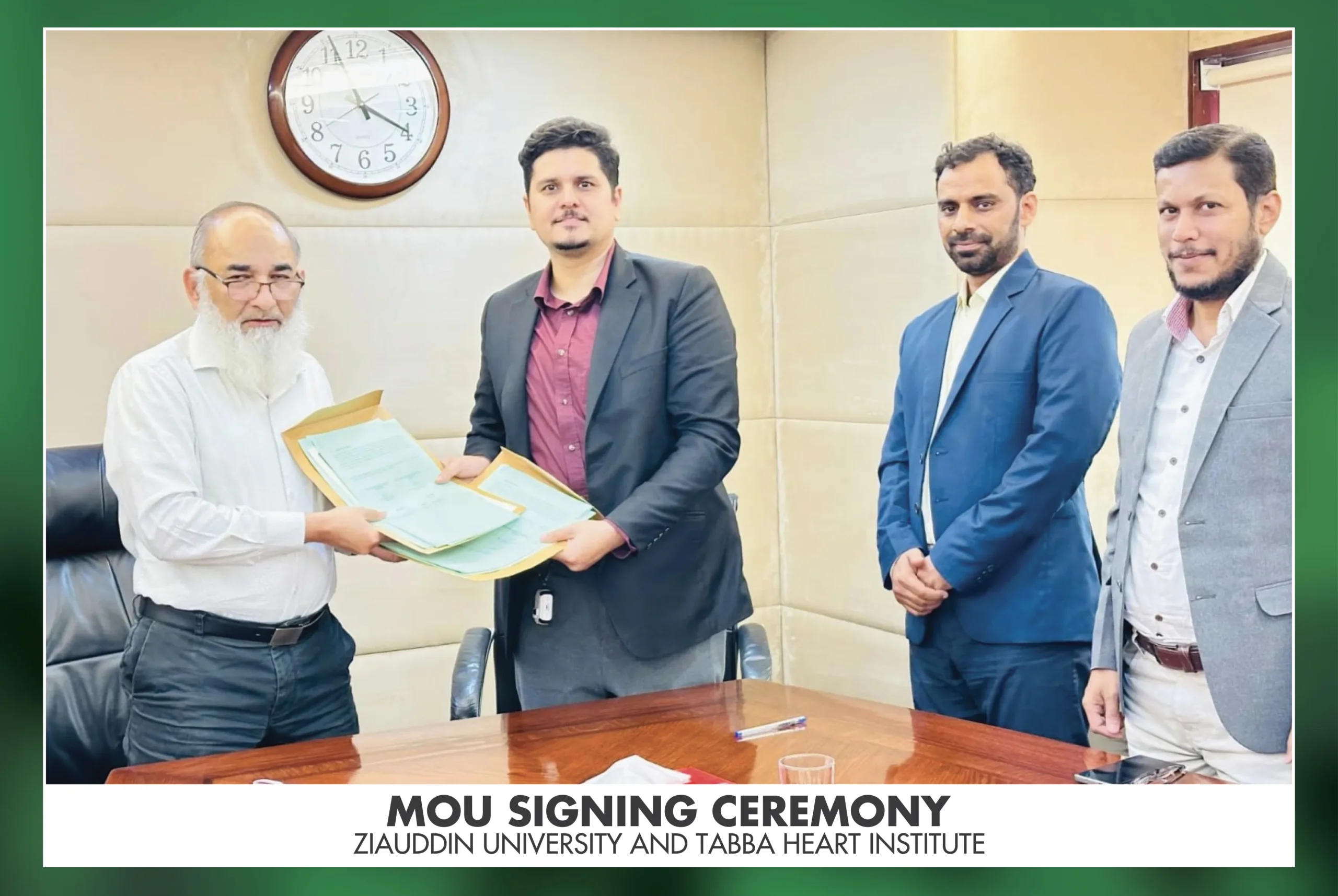 MOU WITH Tabba Heart Institute